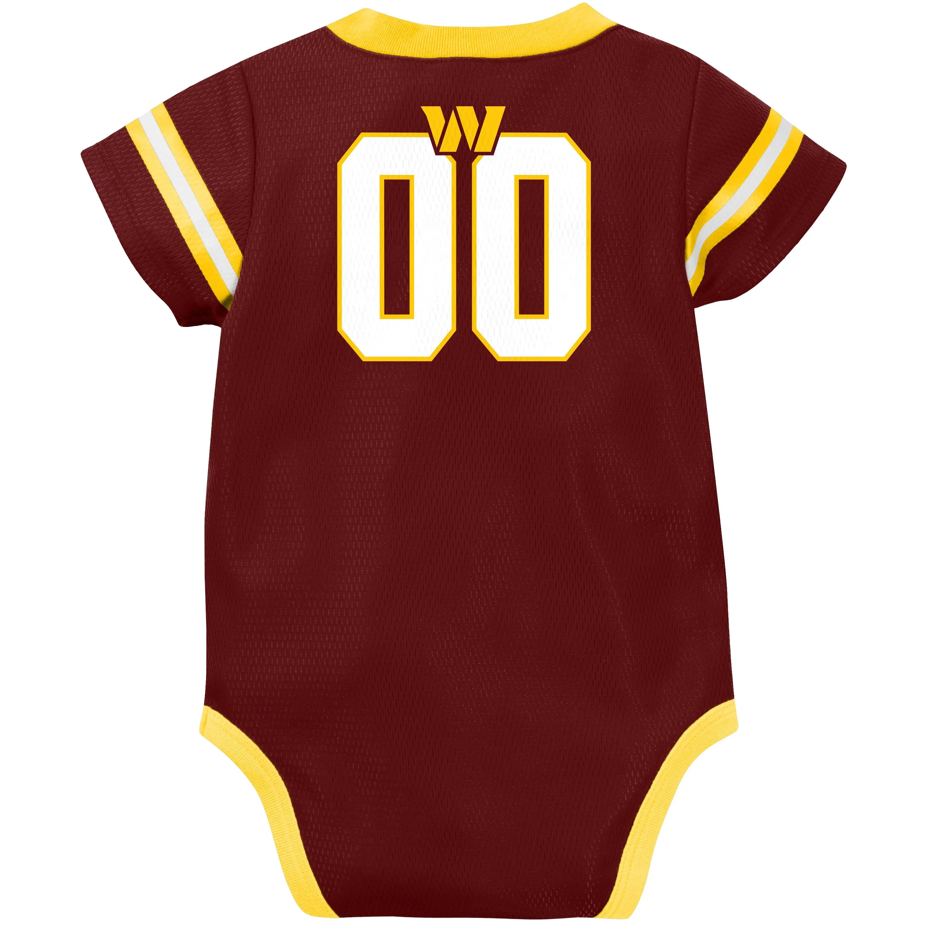 Baby Boys Washington Commanders Short Sleeve Jersey Bodysuit