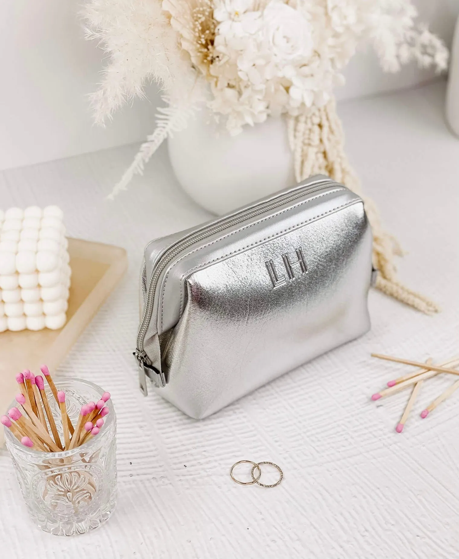 Baby Eliza Neoprene Makeup Bag - Metallic