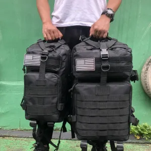Backpack Tactical Molle Waist Bag 25L/50L 1000D Nylon Waterproof Trekking Fishing Hunting Bag Outdoor Rucksacks Tactical Sports Camping Hiking