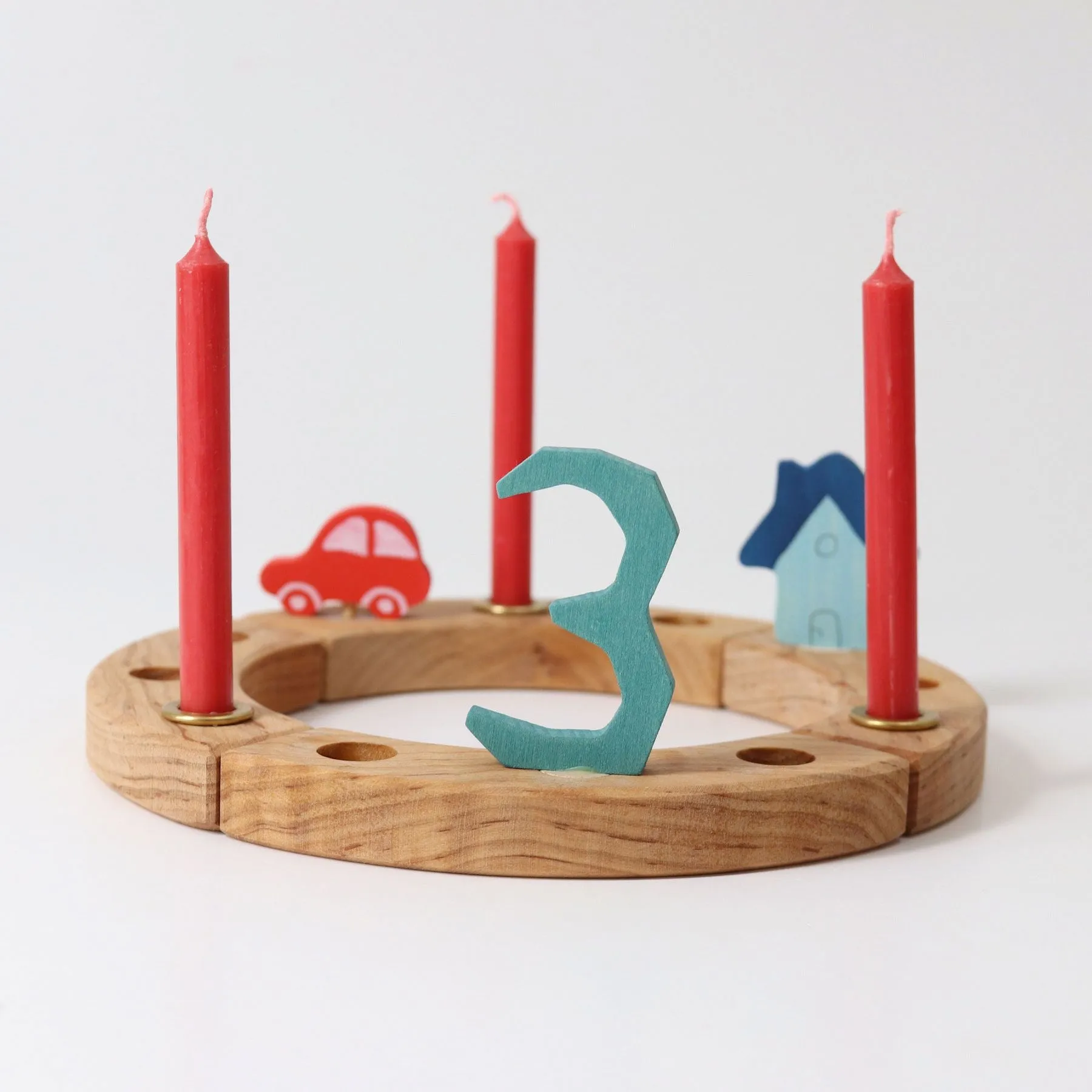 Beeswax Candles (10%) VE 12 pcs, Various Colors