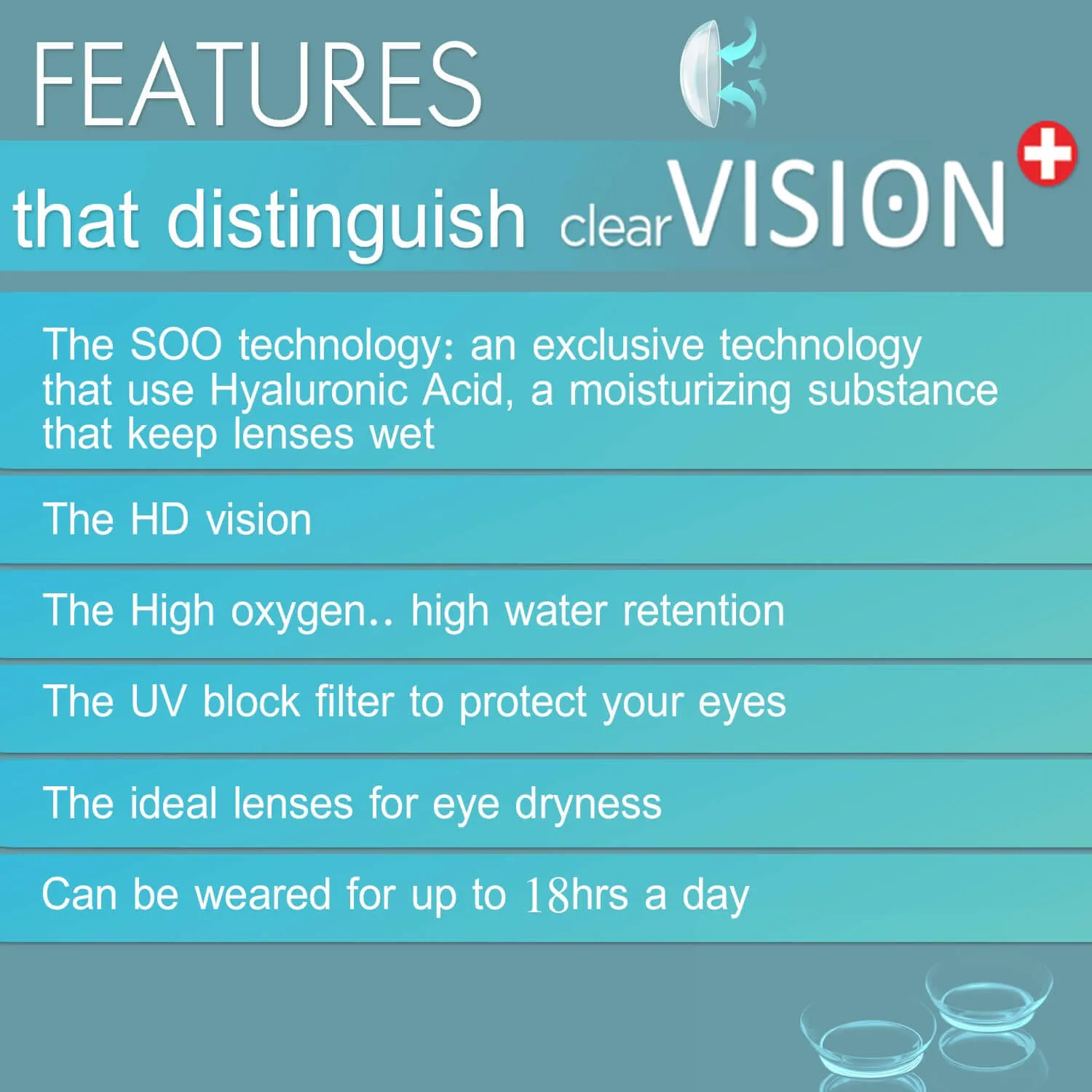 Bella Clear Vision - Dailies(15 Pairs)