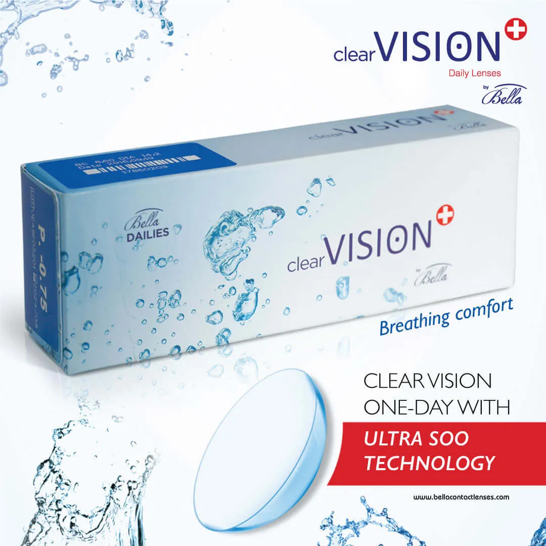 Bella Clear Vision - Dailies(15 Pairs)
