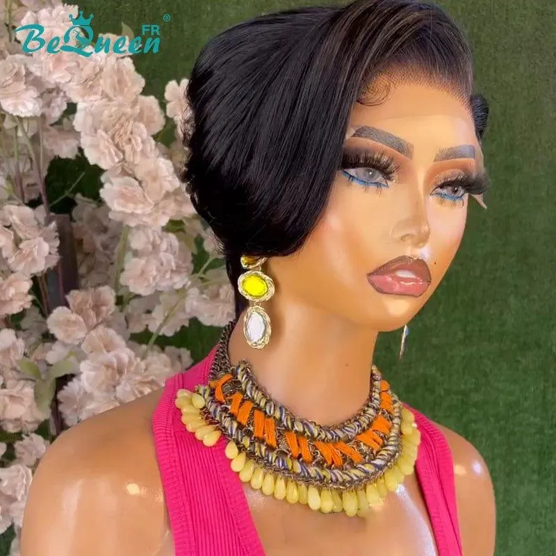 BeQueen “Emmuna” Perruque Bob Lisse avec Lace Closure
