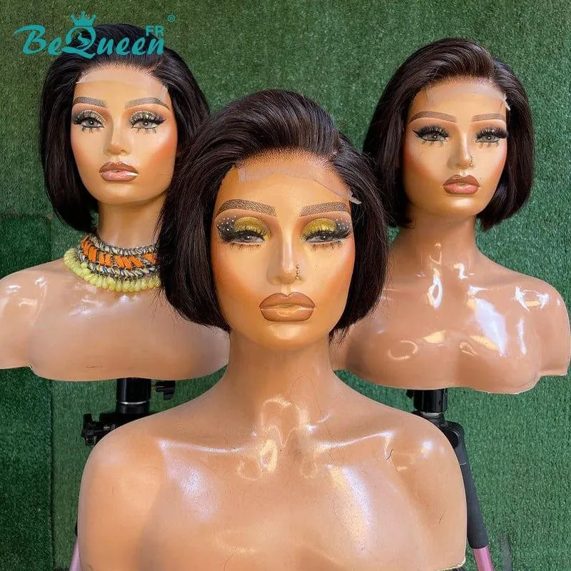 BeQueen “Emmuna” Perruque Bob Lisse avec Lace Closure