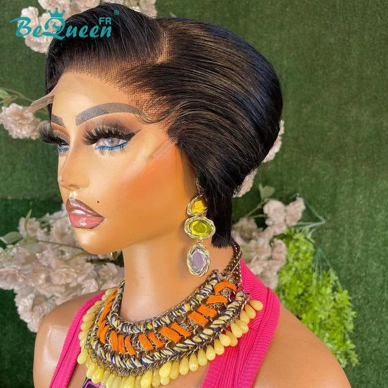 BeQueen “Emmuna” Perruque Bob Lisse avec Lace Closure
