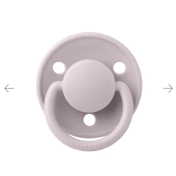 Bibs De Lux Pacifier | Silicone ONE SIZE 0-3 Years | Pink Plum