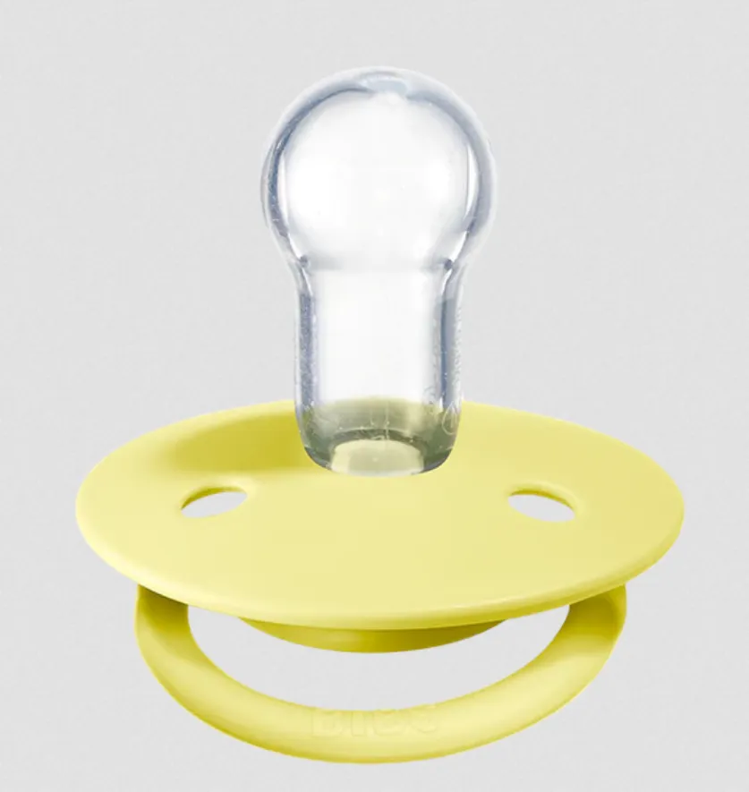 Bibs De Lux Pacifier | Silicone ONE SIZE 0-3 Years | Sunshine