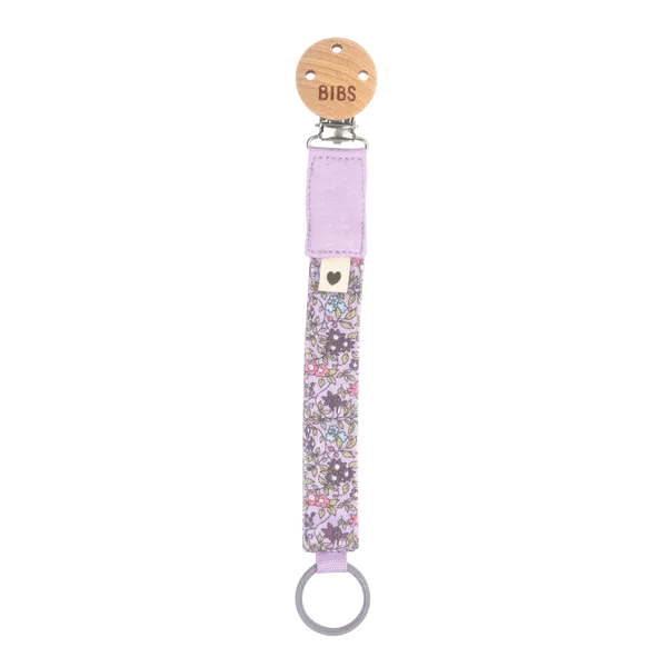 BIBS Paci Clip X Liberty (Chamomile Lawn Violet Sky)