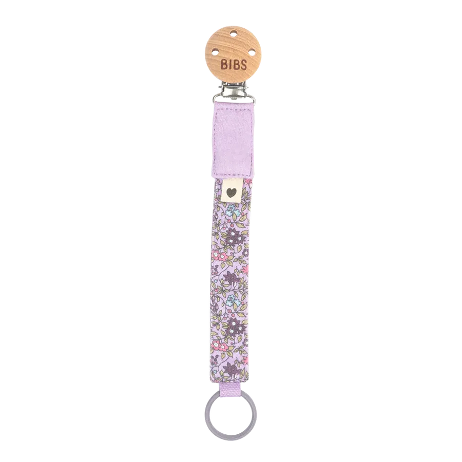 BIBS Paci Clip X Liberty (Chamomile Lawn Violet Sky)