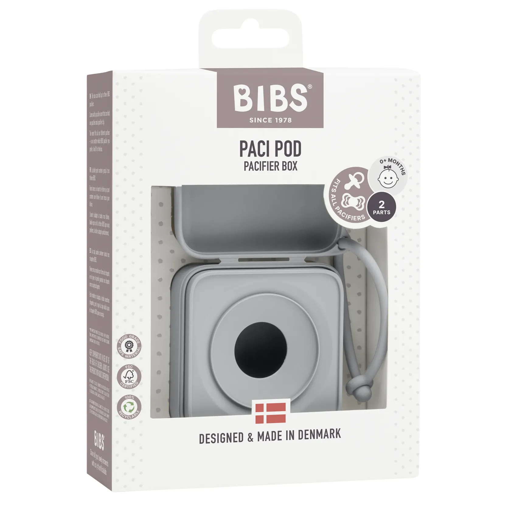 BIBS Paci Pod - Pacifier Box - (3 colours)
