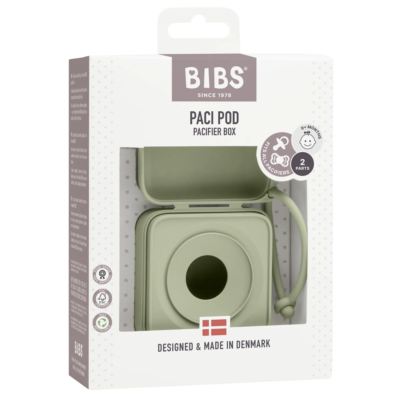 BIBS Paci Pod - Pacifier Box - (3 colours)