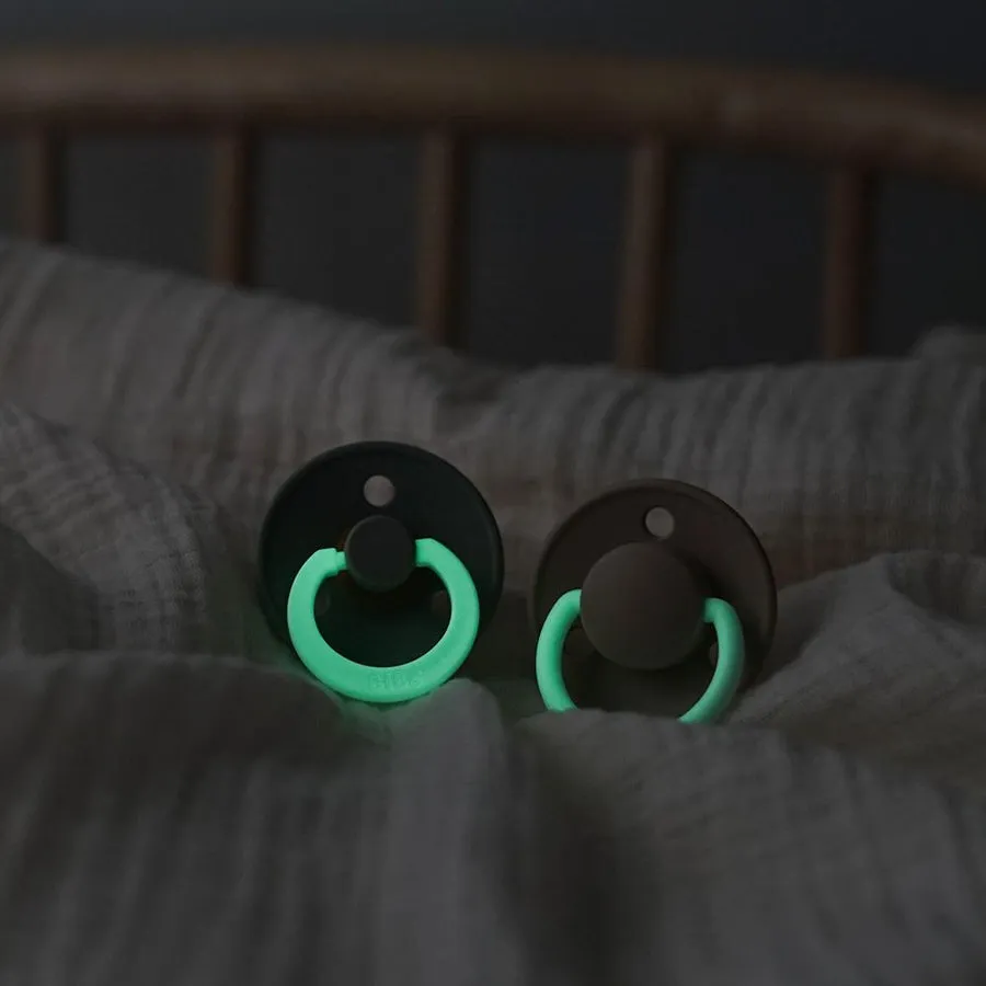 BIBS Pacifier 2 Pack Glow - Cloud Glow