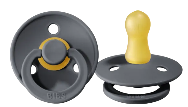 BIBS Pacifier 2 Pack - Iron
