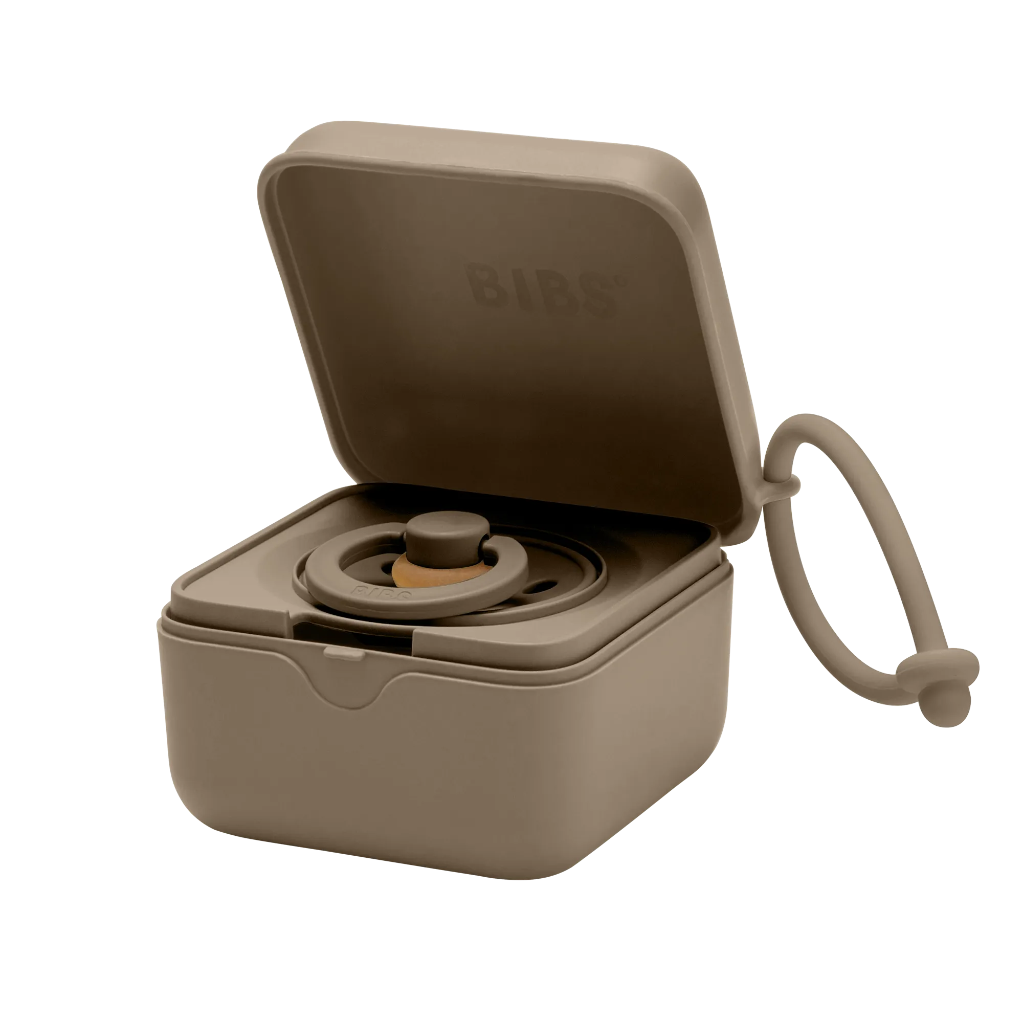BIBS Pacifier Box Dark Oak (Min. of 2 PK, multiples of 2 PK)