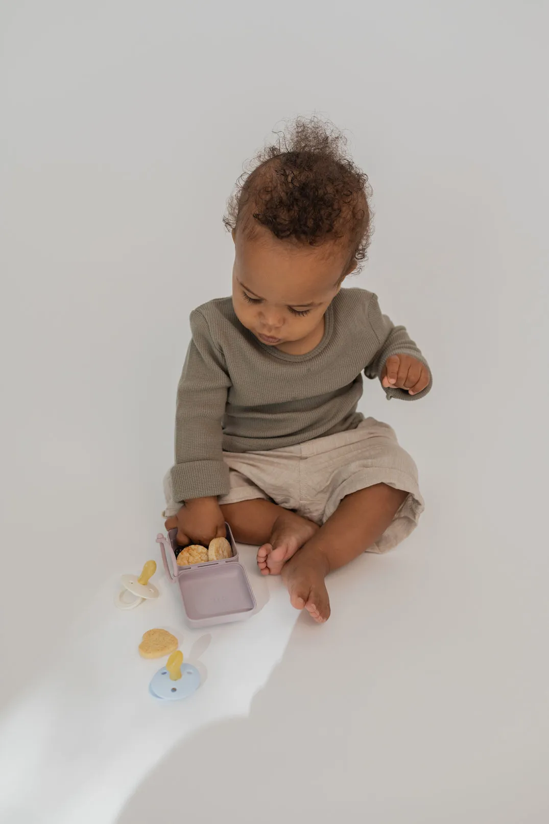 BIBS Pacifier Box Dusky Lilac (Min. of 2 PK, multiples of 2 PK)