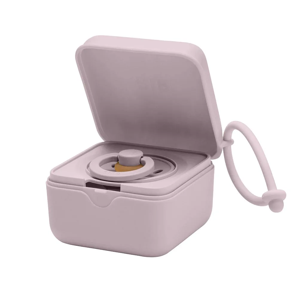 BIBS Pacifier Box (Dusky Lilac)