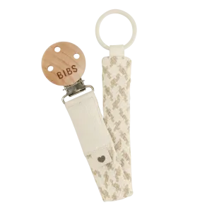 BIBS Pacifier Clip | Ivory & Vanilla