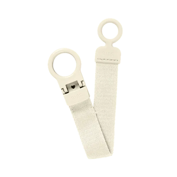 BIBS Pacifier Clip Loop - Ivory (Min. of 2 PK , multiples of 2 PK)