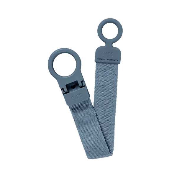 BIBS Pacifier Clip Loop -  Petrol (Min. of 2 PK , multiples of 2 PK)