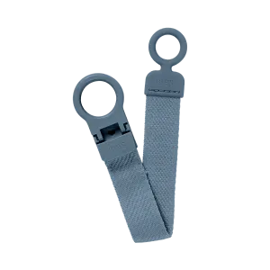 BIBS Pacifier Clip Loop -  Petrol (Min. of 2 PK , multiples of 2 PK)