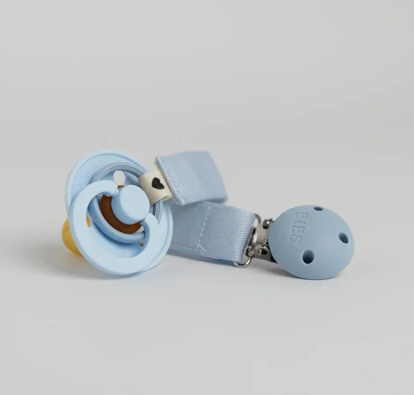 BIBS Pacifier Clip Ribbon - Blush (Min. of 2 PK , multiples of 2 PK)