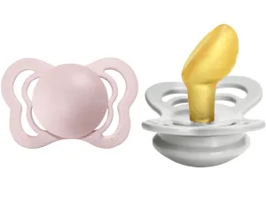 BIBS Pacifier COUTURE Latex 2 PK Blossom / Haze (Min. of 2 PK, multiples of 2 PK)