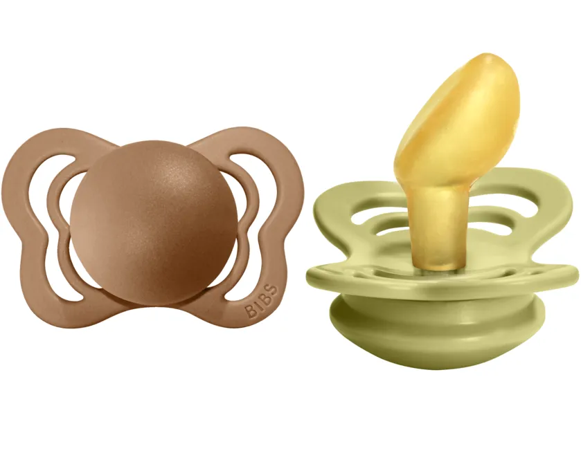 BIBS Pacifier COUTURE Latex 2 PK Earth / Meadow (Min. of 2 PK, multiples of 2 PK)