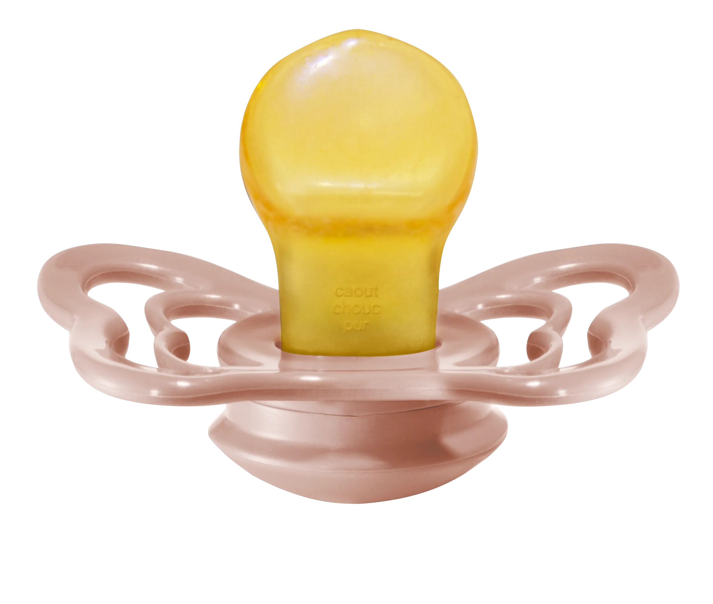 BIBS Pacifier COUTURE Latex 2 PK Ivory / Blush (Min. of 2 PK, multiples of 2 PK)