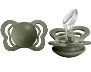 BIBS Pacifier COUTURE Silicone 2 PK Hunter Green (Min. of 2 PK, multiples of 2 PK)