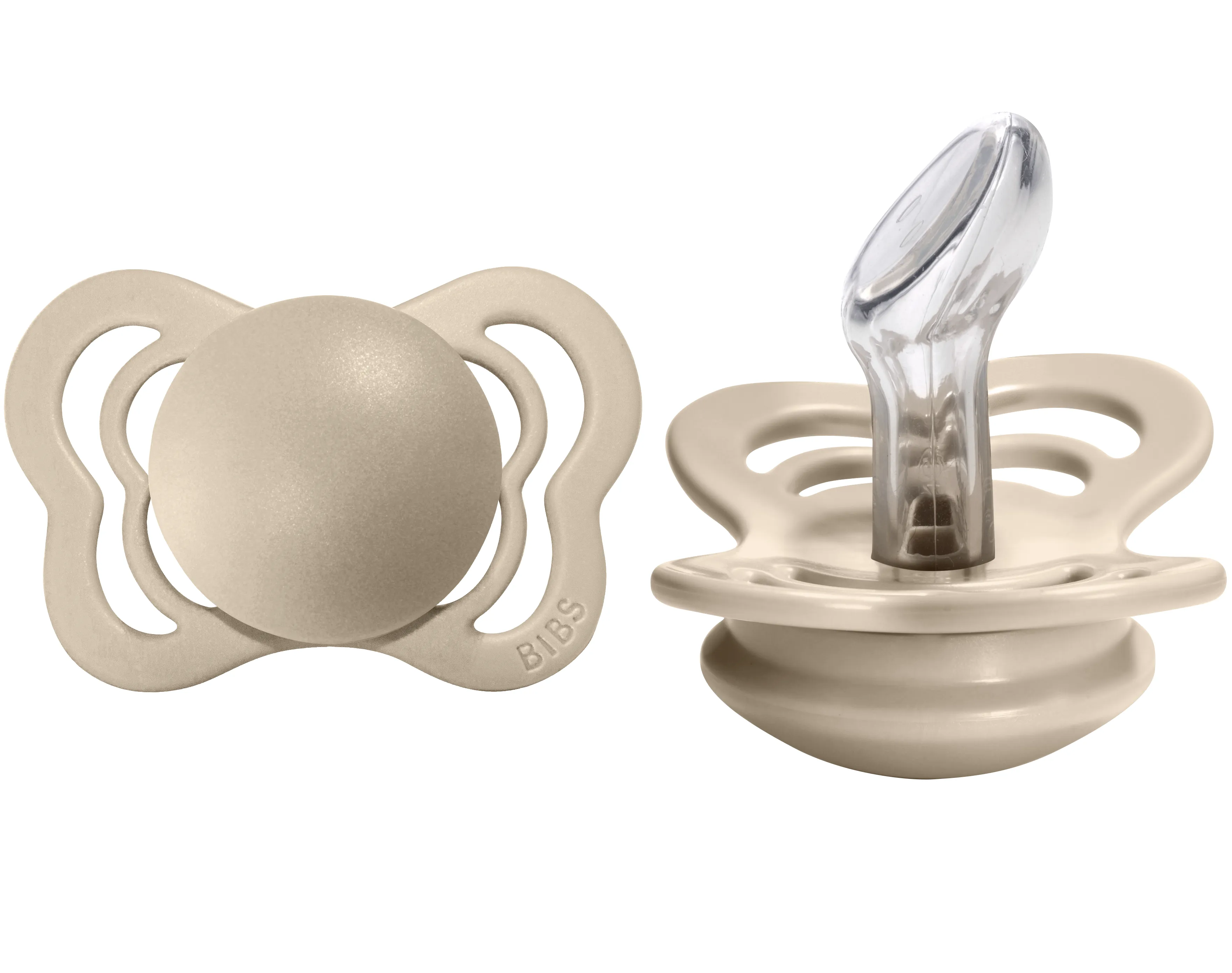 BIBS Pacifier COUTURE Silicone 2 PK Vanilla (Min. of 2 PK, multiples of 2 PK)