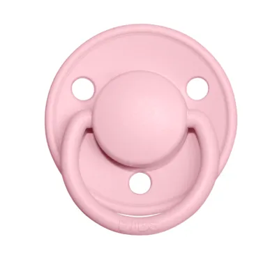 BIBS Pacifier De Lux Latex 2 PK Baby Pink (Min. of 1 PK, multiples of 1 PK)