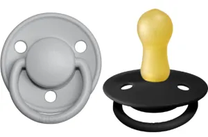 BIBS Pacifier De Lux Latex 2 PK Cloud / Black (Min. of 2 PK, multiples of 2 PK)