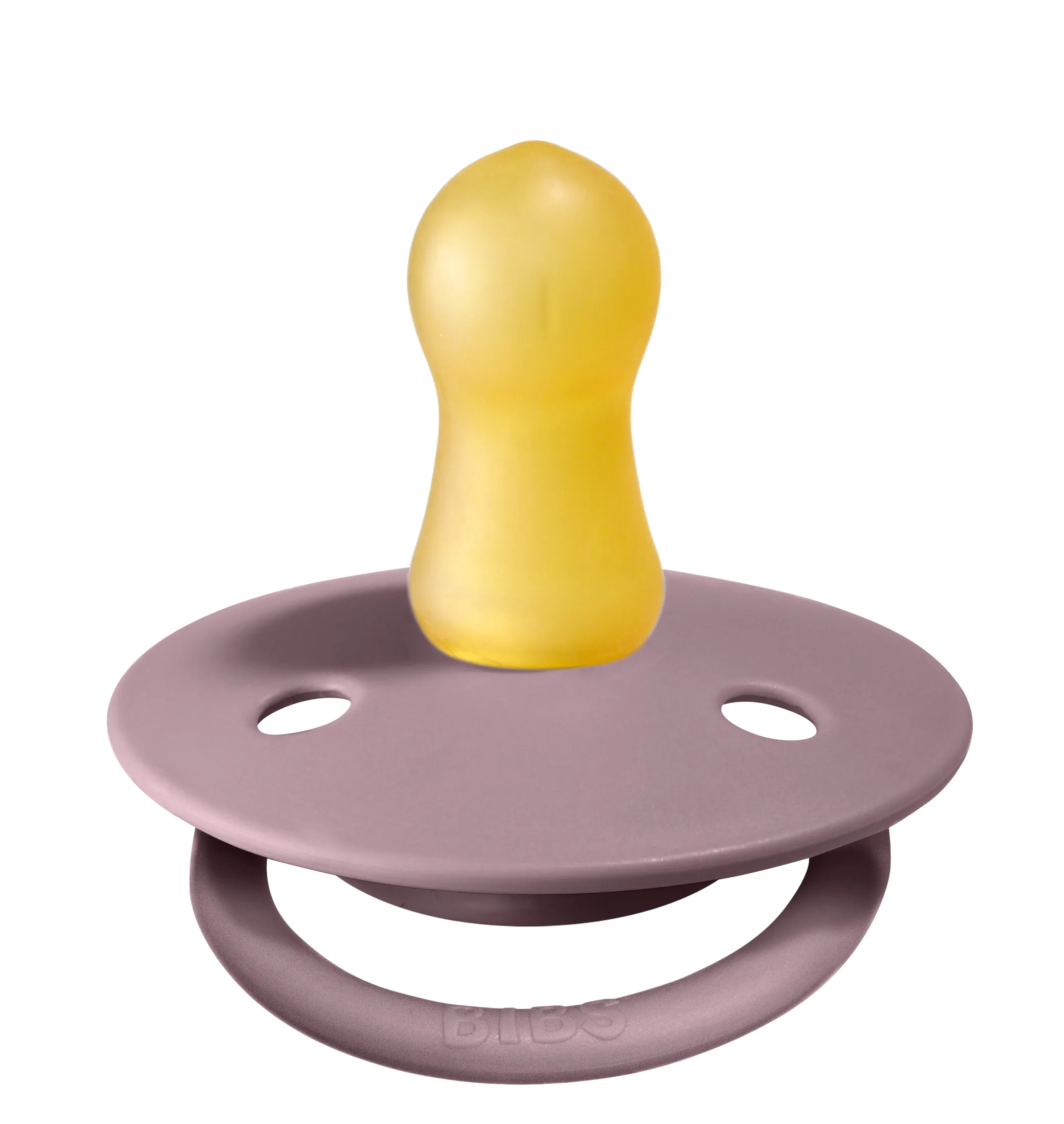 BIBS Pacifier De Lux Latex 2 PK Heather (Min. of 2 PK, multiples of 2 PK)