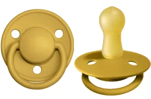 BIBS Pacifier De Lux Latex 2 PK Mustard (Min. of 2 PK, multiples of 2 PK)