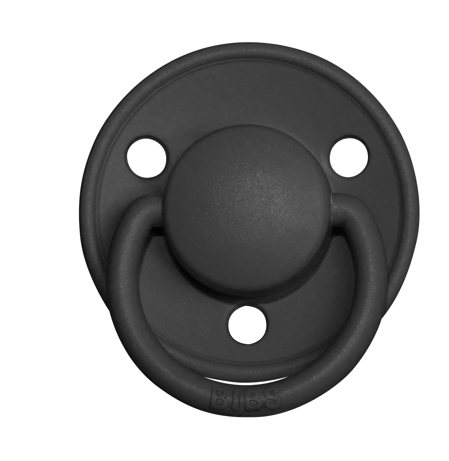 BIBS Pacifier De Lux Silicone 2 PK Cloud / Black ONE SIZE (Min. of 2 PK, multiples of 2 PK)
