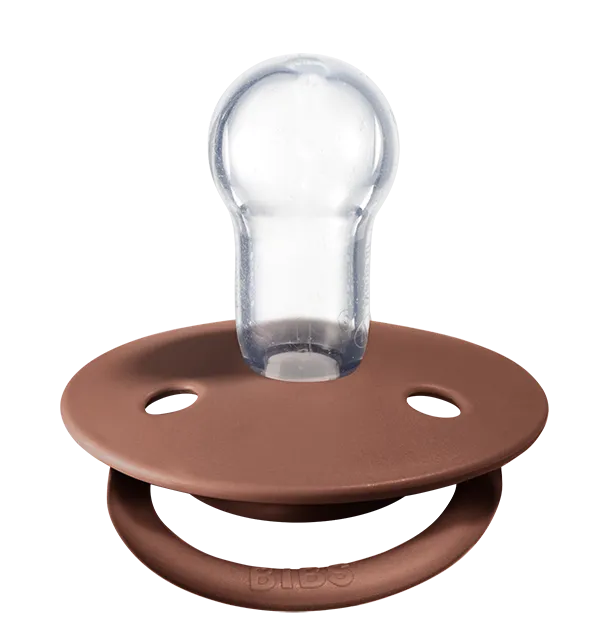 BIBS Pacifier De Lux Silicone 2 PK Woodchuck ONE SIZE (Min. of 2 PK, multiples of 2 PK)