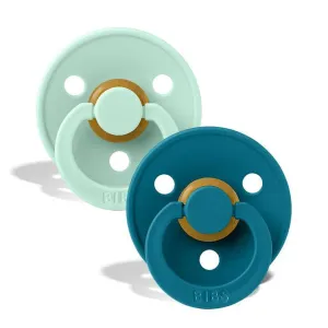 Bibs Pacifier - Nordic Mint and Forest Lake - 2 Pack