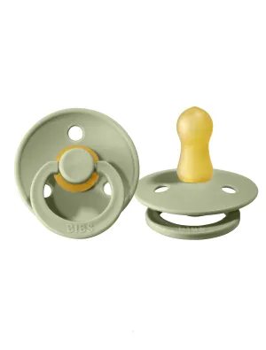 BIBS Pacifier Original COLOUR Latex 2 PK Sage (Min. of 2 PK, multiples of 2 PK)