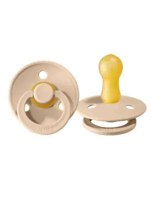 BIBS Pacifier Original COLOUR Latex 2 PK Vanilla (Min. of 2 PK, multiples of 2 PK)