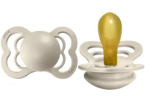 BIBS Pacifier SUPREME Latex 2 PK Vanilla (Min. of 2 PK, multiples of 2 PK)