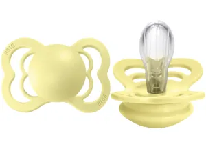 BIBS Pacifier SUPREME Silicone 2 PK Sunshine (Min. of 2 PK, multiples of 2 PK)