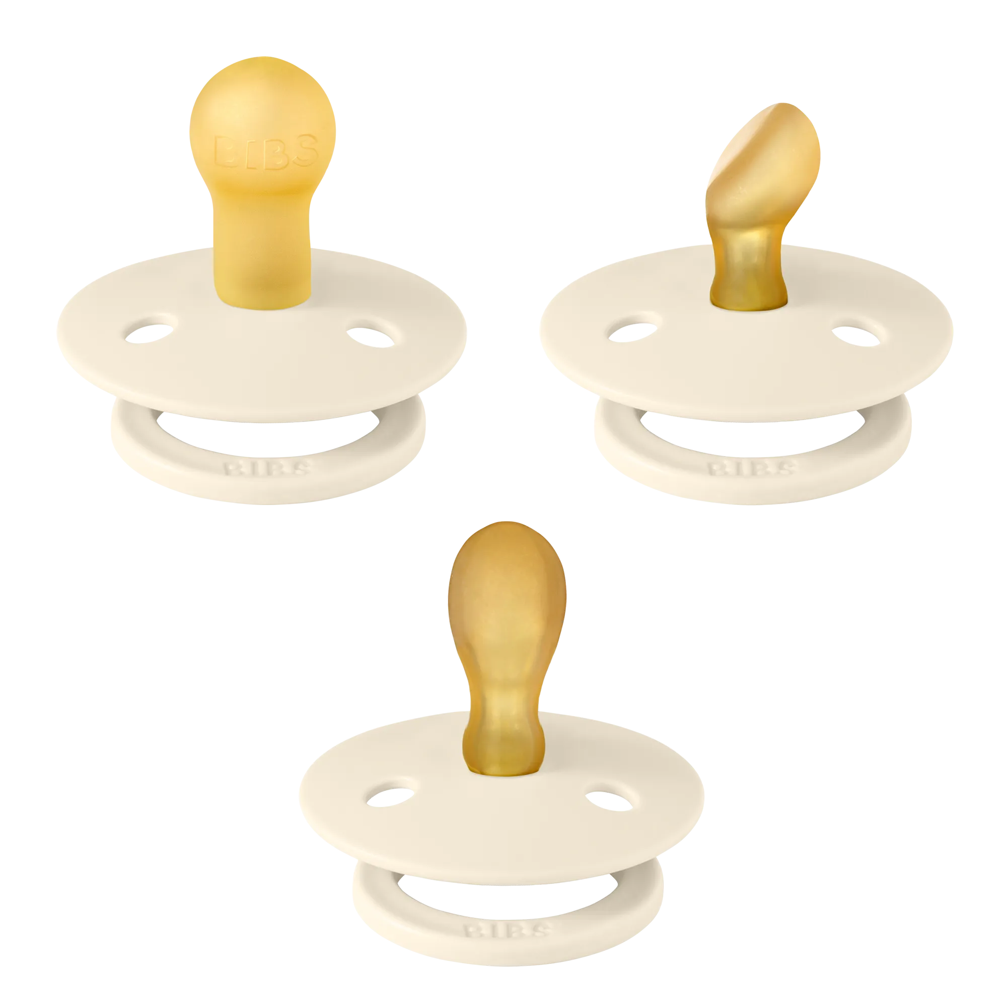 BIBS Try-It Collection Ivory 3 Pack (Min. of 2 PK, multiples of 2 PK)