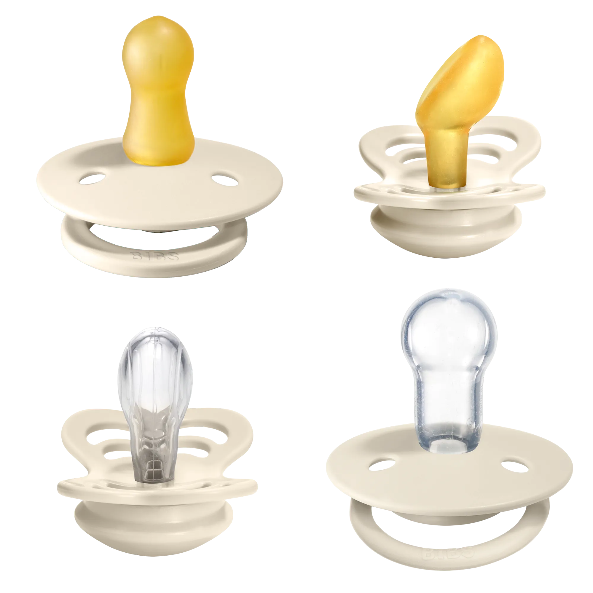 BIBS Try-It Collection Ivory Size 2 (Min. of 2 PK, multiples of 2 PK)