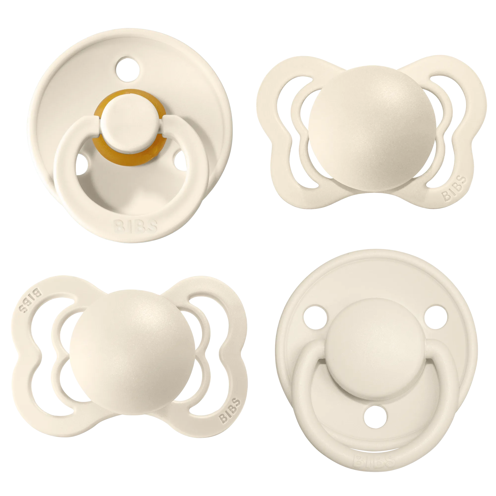 BIBS Try-It Collection Ivory Size 2 (Min. of 2 PK, multiples of 2 PK)