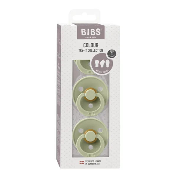 BIBS Try-It Collection Sage 3 Pack (Min. of 2 PK, multiples of 2 PK)