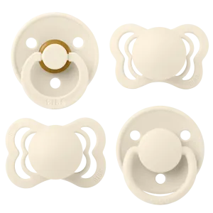 BIBS Try-It Pacifier Collection - Ivory