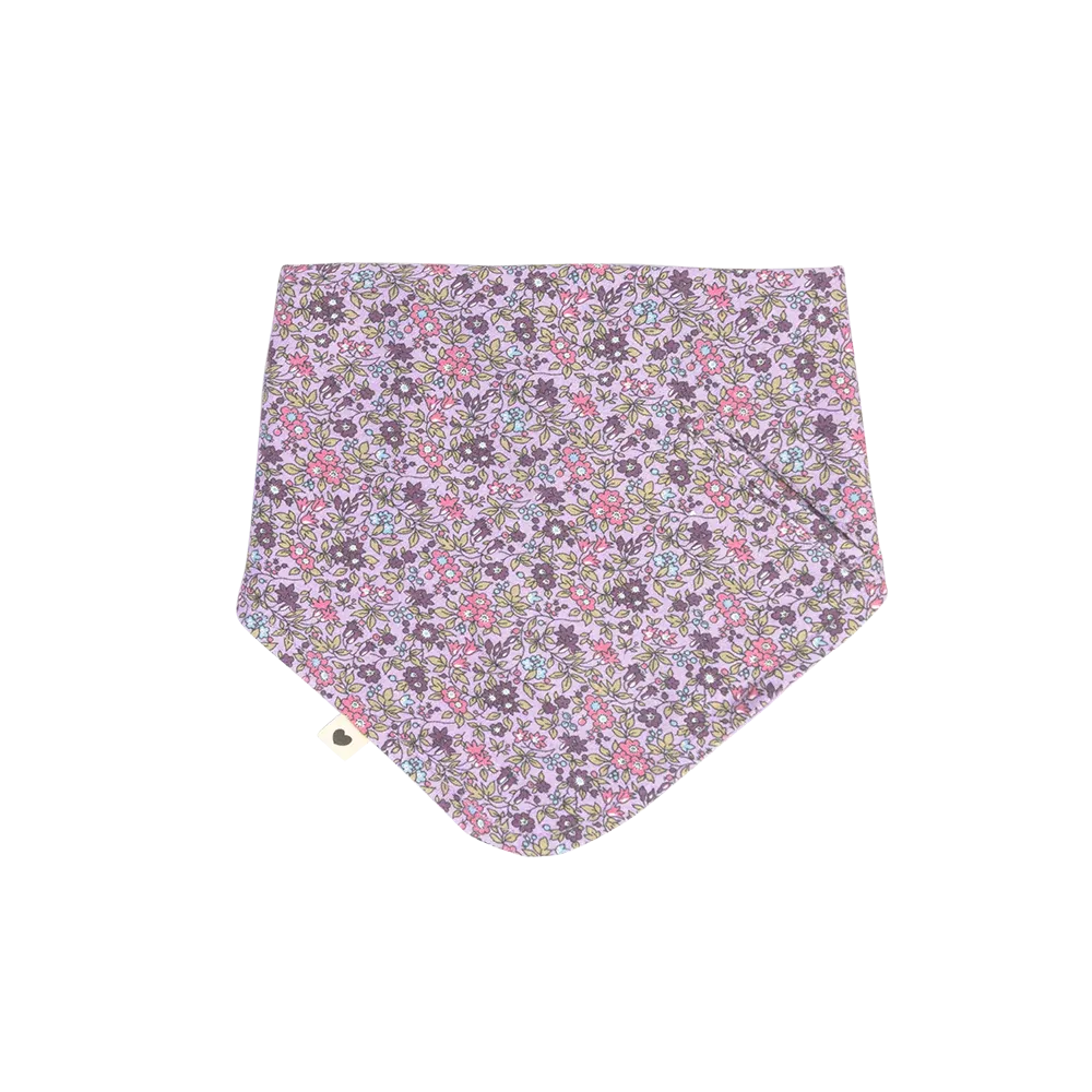 Bibs x LIBERTY Bib & Clip Set Chamomile Lawn - Violet Sky