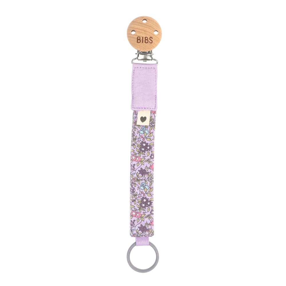 Bibs x LIBERTY Bib & Clip Set Chamomile Lawn - Violet Sky