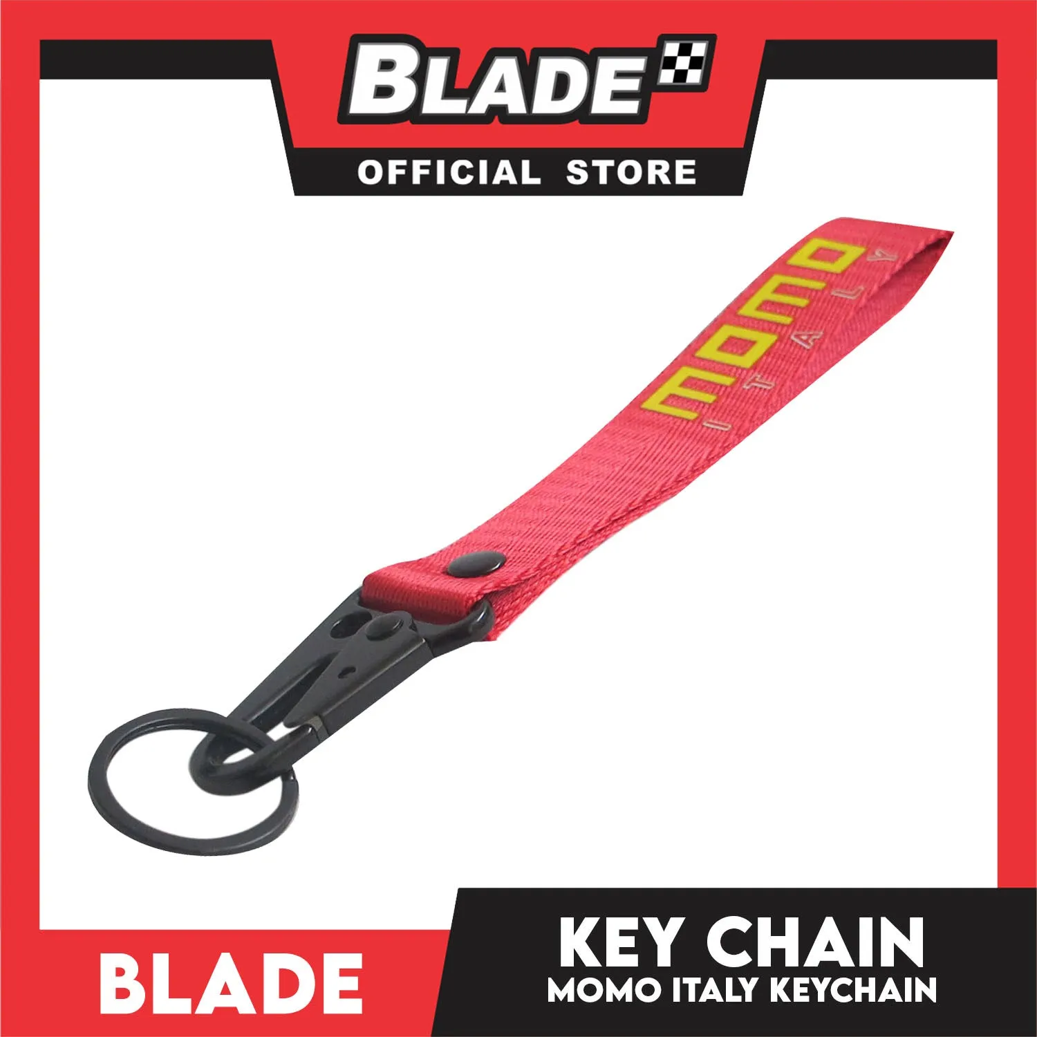 Blade Fabric Keychain Momo Italy (Red)