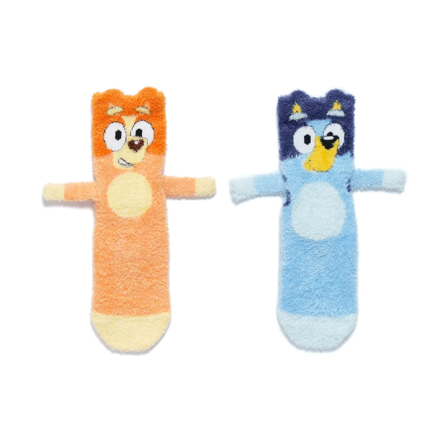 Bluey/Bingo Legs Be Friends Magnetic Holding Hands Kids' Cosy Socks